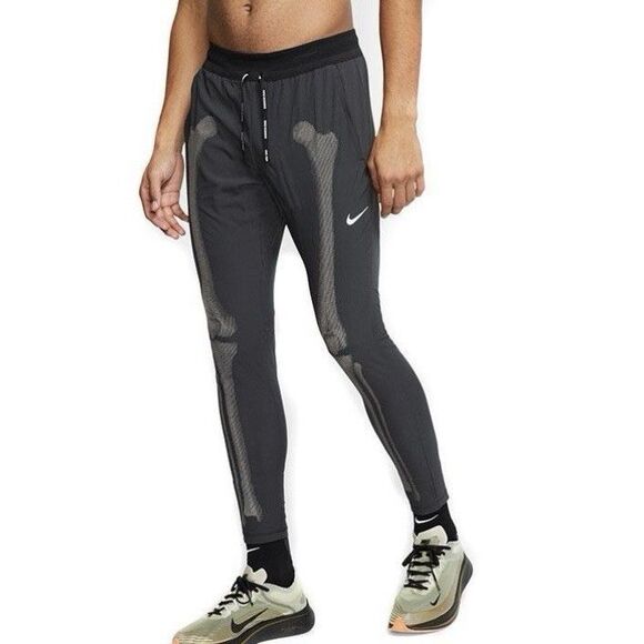 Nike NikeLab NRG Skeleton Tights Men’s Size Large In Black / Grey - Picture 1 of 13